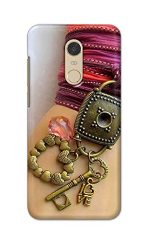 Image of Girl Hand with Keychain Hard Back Case Cover for Redmi Note 5 / Redmi 5 Plus Back Cover -(J5) VNS2228