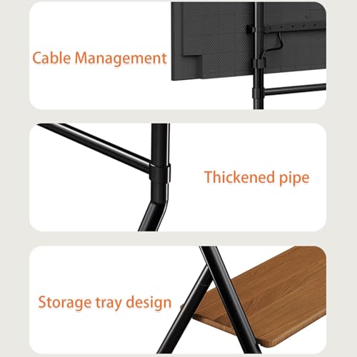 Soporte móvil para TV con ruedas, altura ajustable miniatura 7