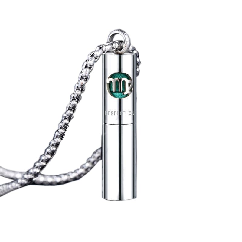 HIJONES Simple Botella de Perfume Difusor Collar Colgante de...