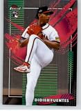 2026 Topps Finest Baseball Card #276 Didier Fuentes RC Rookie Card Atlanta Braves Rare