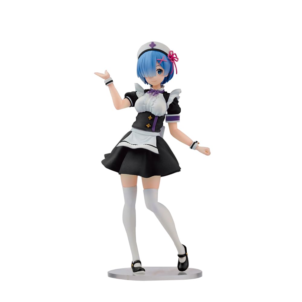 QAHEARTRe 0 Figure Rem Ram Nurse Maid Model Statue Girl Figure Figurine Ornaments Home Car Decoration