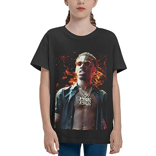 Kids T-Shirts Short Sleeve Basic Top Classic Tees for Boy & Girls Unisex Children Summer Athletic Shirt for Walking