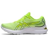 ASICS Women's Gel-Cumulus 24 Running Shoes, 9, Safety Yellow/Velvet Pine