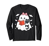 Photo Gallery libro gatto fantasma camicia divertente pipistrello lettura carino spettrale maglia a manica Photo Gallery libro gatto fantasma camicia divertente pipistrello lettura carino spettrale maglia a manica