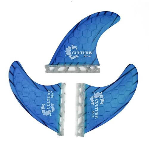 Ailerons de planche de surf rigides Culture Supply pour corriger le manque de vitesse S