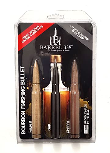 BattleGround Farm - Bourbon Bullet - Oak, Maple, Cherry - Whiskey Finishing Stave