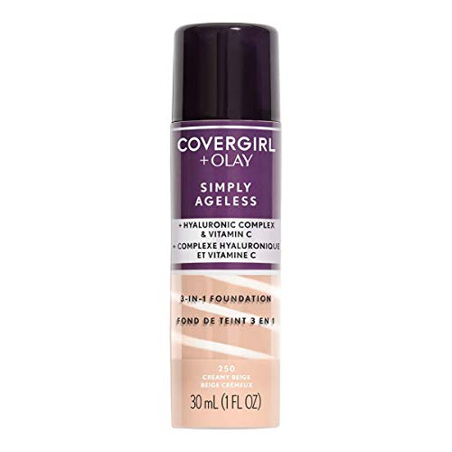 Covergirl & Olay Simply Ageless 3-in-1 Liquid Foundation, Creamy Beige