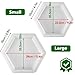 2 Size Hexagon Stepping Stone Mold, 9