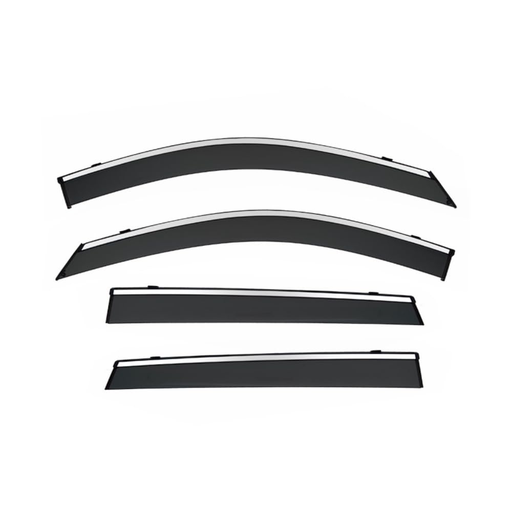 4 Pezzi Deflettori per finestrini Auto, per Chery Tiggo Cross/Tiggo 4 / Ebro S400 / Dr 5.0 2024-2026 Deflettore d'Aria Antipioggia Antiturbo Antivento Protezione Accessori