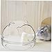 Happyyami 2pcs Hamster Bath Box Dust Bathing Tub for Small Pets Easy to Install Hamster Bathroom Containers for and Chinchillas Fun and Sanitary Bathing
