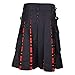 Falda Escocesa para Hombre Vintage Kilt Gothic Punk Fashion Kendo Pocket Faldas...