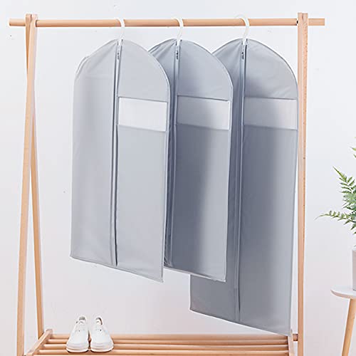 BESPORTBLE Bolsa de roupa HomeClean de 5 peças, capa respirável com zíper total, capa de poeira tran