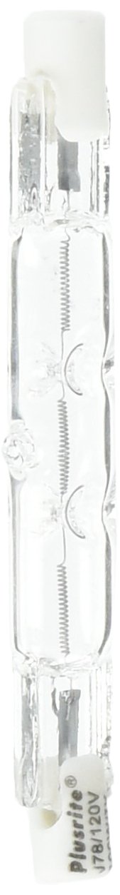 Plusrite3350-100 Watt Halogen Light Bulb - T3 - R7s Base - Clear - 2,000 Life Hours - 1,400 Lumens - 120 Volt,