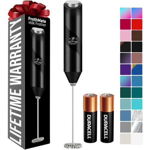 Zulay Kitchen Milk Frother Handheld