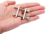 Tamaño ajustable: los tornillos de anillo se ajustan, lo que es ideal tanto para mujeres como para hombres, deje que su cuerpo brille con confianza. Diseño de tornillo de manera que se establezca en su pezón y puede ser ajustable.