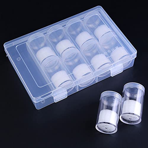 Qtopun Tubos Plásticos Transparentes para Monedas, Paquete de 10 miniatura 5