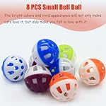 Cat Jingle Balls Toys, 24 Pcs Bell Balls Cat Toys, Lightweight, Interactive, Assorted Colors Ball Toy for Kitten Training and Play - Image 4
