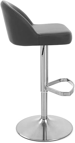 Miniatura 4 de Zuri Muebles negro Mimi ajustable altura giratoria taburete de bar sin brazos Negro -,Crema,Verde lima,https://www.amazon.com/dp/undefined