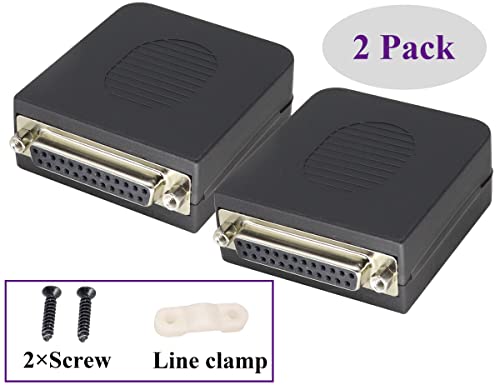 Conector DB25 hembra con terminal de tornillo 2 piezas miniatura 4