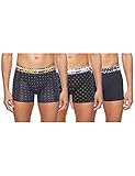 Conjunto Boxer JACK & JONES JACHENRIK Trunks 3 Pack Noos Bóxer, Multicolor (Black Detail: Navy Blazer), Large para Hombre