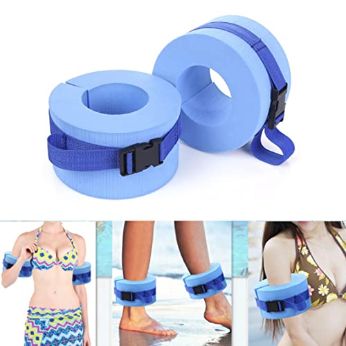 Brazaletes Inflables para Natación Set de 2 Azul miniatura 4