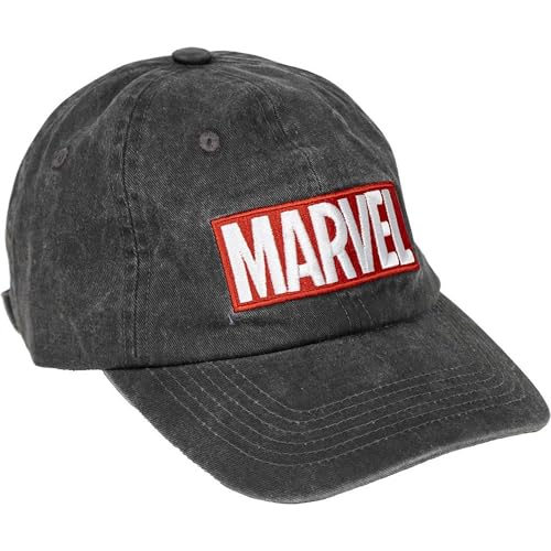 Gorra con Visera de Marvel - Color Negro - Medida de 58 cm -