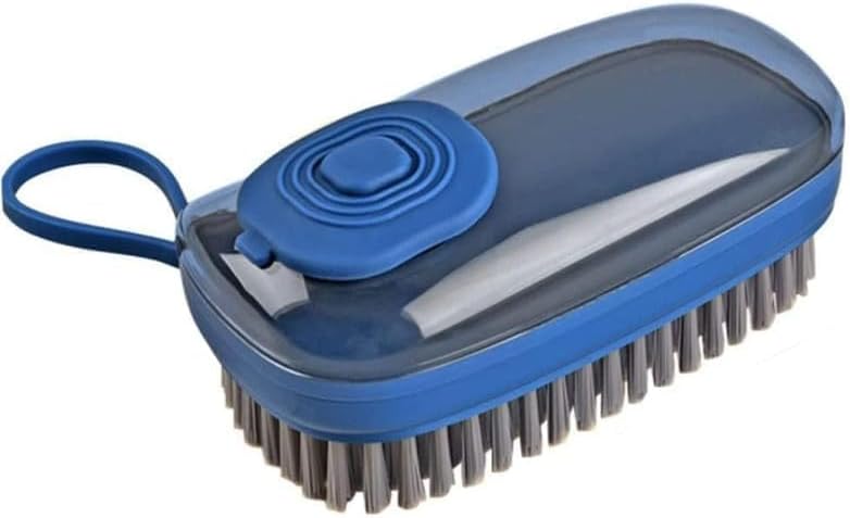 XAVIEKN Multipurpose Scrubber Brush Automatic Liquid Adding 3 in 1 Brush Soft Hair Laundry Cleaning Brush Shoe Brush Household Washing Pot Dish Washing Brush