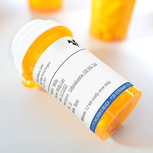 DYMO LabelWriter Veterinär-Rezeptetiketten | 54 mm x 70 mm | 2400 Etiketten