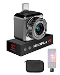 HIKMICRO Mini2Plus V2 Thermal Camera for USB-C iOS/Android,256×192 IR Resolution, 512×384 SuperIR,Adustable Focal Lens, for Phone/Tablet, Supports the latest iPhone models