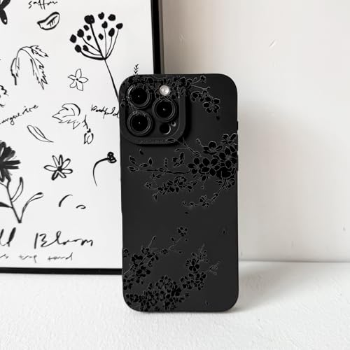 NITITOP Compatible with iPhone 16 Pro Max Case Cute Flower - Black by NITITOP - Used condition - Image 7