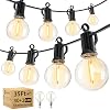 Brightown Outdoor String Lights – Waterproof Globe Patio Lights 35 Ft with 30 G40 Shatterproof LED Bulbs, Connectable Commercial Hanging Light for Backyard, Bistro, Porch, Cafe, Deck, Garden