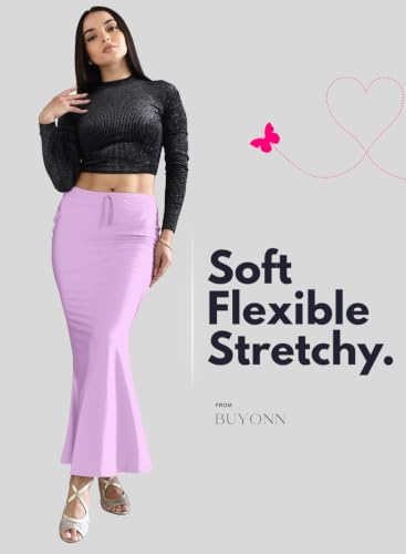 Image of Saree Shapewear Petticoat for Women | Stretchable Saree Shaper | Shapewear for Saree | Petticoat Innerwear | Saree Skirt for Women | Shape Wear for Dresse & Sarees