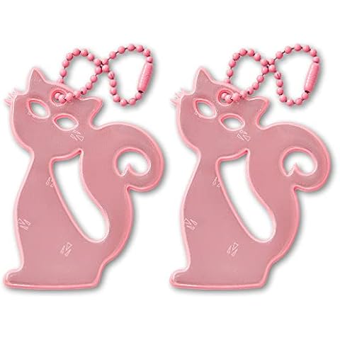 funflector Safety Reflector - Cat - Pink - 2-Pack Cover