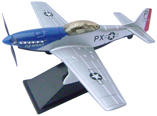Richmond Toys 111268 Mustang Classic Fighter, Color Plateado y Azul