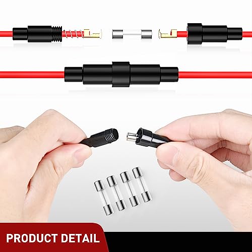 Nilight 50120F 150Pcs Fast Blow Glass Fuses thumb #3