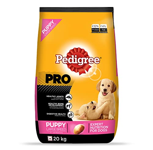 Image of Pedigree PRO Expert Nutrition Large Breed Puppy (3-18 Months), Dry Dog Food, Chicken Flavour, 20kg Pack