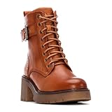 Carmela - Botín Mujer Camel - Calzado Cómodo y Versátil - Moda casual - Modelo 16256801 (Talla 37)