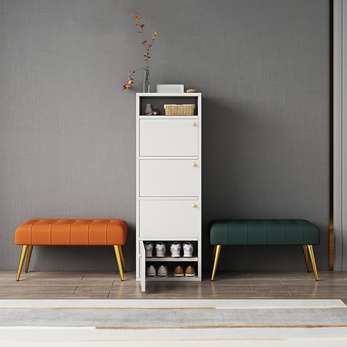 Banc à chaussures rembourré moderne pour dressing et coiffeuse