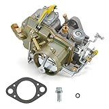 Carburetor 1-Barrel Manual Choke Compatible With Autolite 1100 Fits Mustang Straight-6 Engine 200