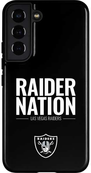 Skinit Pro Phone Case Compatible with Galaxy S22 - Officially Licensed NFL Las Vegas Raiders Team Jersey Design