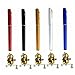 1PC Pen Fishing Pole Mini Pocket Fishing Rod Portable Telescopic Pocket Fishing Pole Fishing Accessory (Silver),Fishing Gear