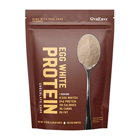 OvaEasy Egg White Powder Protein All-Natural Egg Whites (Chocolate) Cover