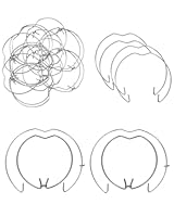 TPZORJX 25 Stück Sprengring für GU10 MR16 Durchmesser Downlight Haltefederringe Clips LED Halogen Lampenhalter 50mm,einbaustrahler gu10,einbaustrahler 50mm