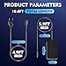 65W Surface Ladekabel 15V 4A Microsoft Ladegerät Netzteil für Surface Pro 11/10/9/8/7/Pro 7+/6/5/4/3/X,Surface Go 4/3/2/1,Surface Laptop 7/6/5/4/3/2/1, Surface Book 3/2/1, mit USB Charger