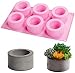 NICOLE Silicone Planter Mold Concrete Flower Pot Mould Home Office Decor Mould