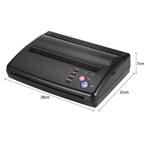 Tattoo Transfer Machine, Professional Copier Printer Stencil Machine A5 A4 Tattoo Copier Thermal Printer Printed Paper for Paper(Us)