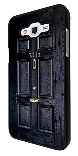1564 - 221B Sherlock Door Design For Samsung Galaxy Core Prime G360 Fashion Trend CASE Back COVER Plastic&Thin Metal - Black image 2