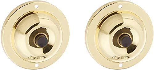 Edwards Signaling 600 Push Button, Solid Brass (2)