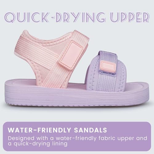 Image of BNV Toddler Little Kid Sandals Boys Girls Adjustable Strap Open-Toe Summer Outdoor Unisex Child Sport Beach Sandals(Toddler /Little Kid /Big Kid)