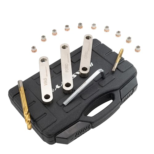 HASKYY Bremsgewinde Reparatur Satz Gewinde 16 TLG. Bremssattel Führungsbolzengewinde M9x1,25